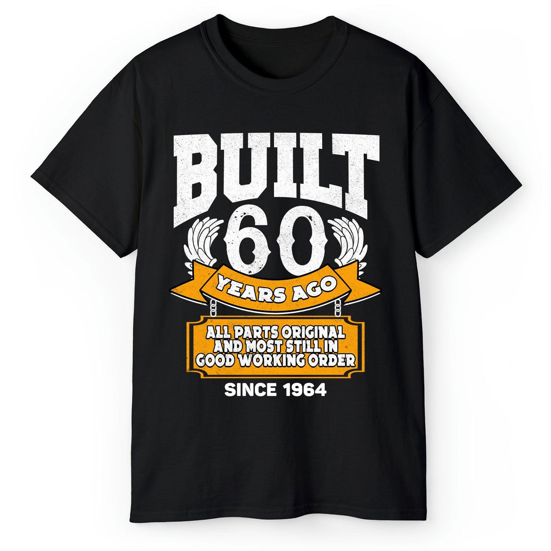 Built 60 Years Ago - Personalized 60th Birthday gift For 60 Year Old - Custom Tshirt - Elizabeth Fashions