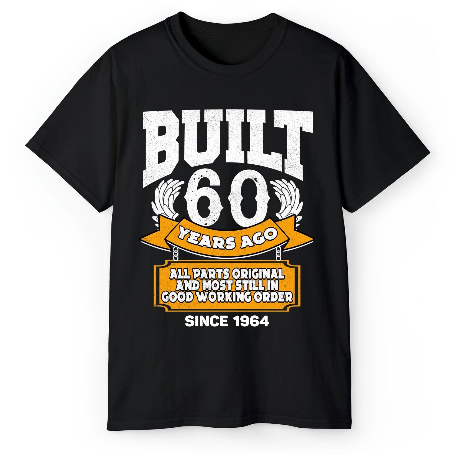 Built 60 Years Ago - Personalized 60th Birthday gift For 60 Year Old - Custom Tshirt - Elizabeth Fashions