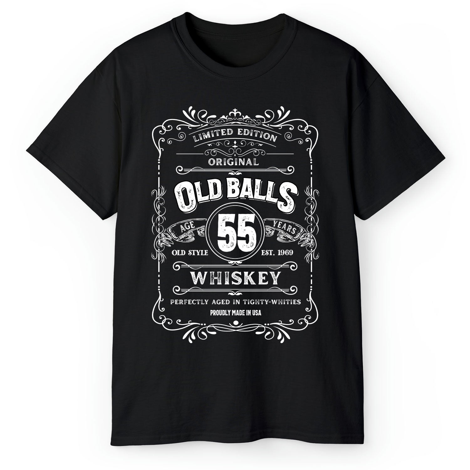 Original Old Balls Aged 55 - Personalized 55th Birthday gift For 55 Year Old - Custom - Elizabeth Fashions