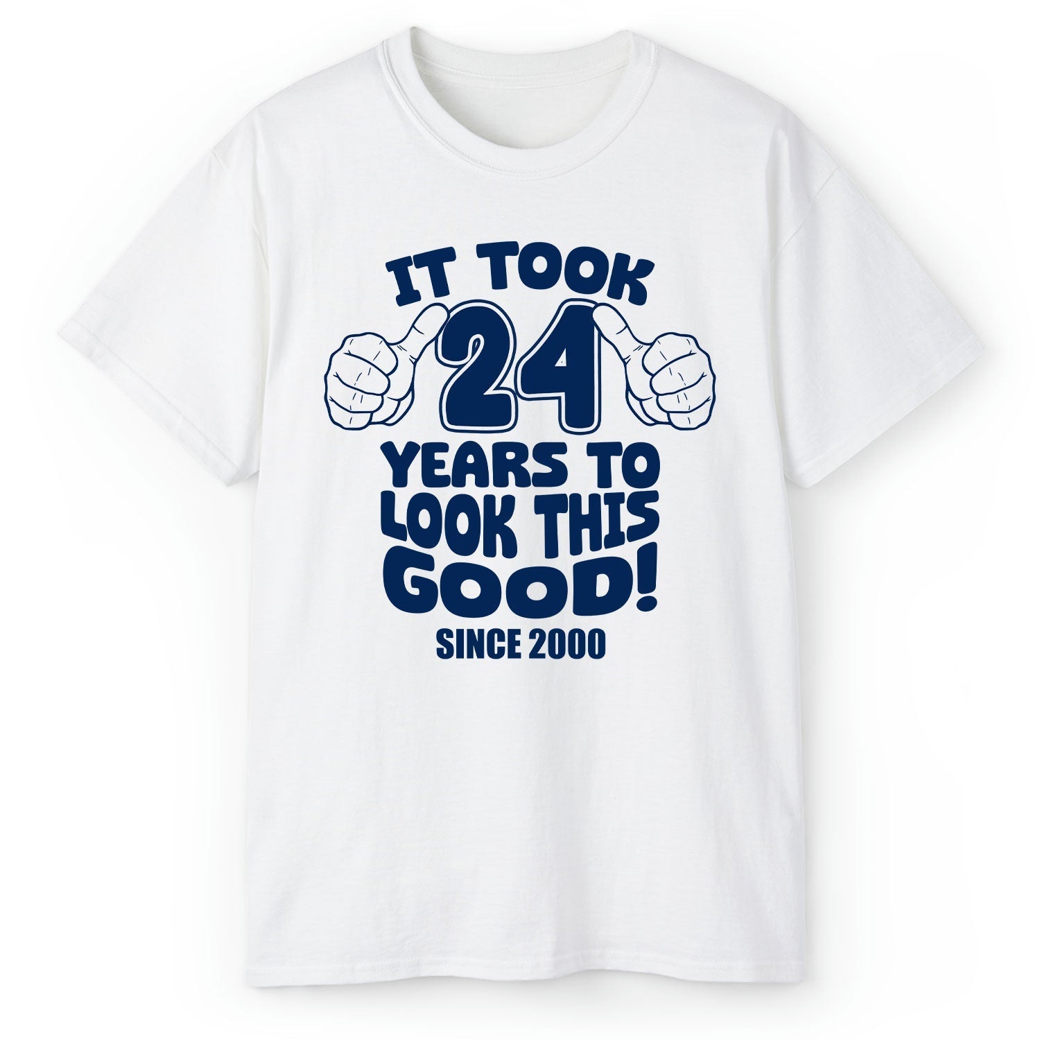 It Took 24 Years To Look This Good - Personalized 24th Birthday gift For 24 Year Old - Custom Tshirt - Elizabeth Fashions