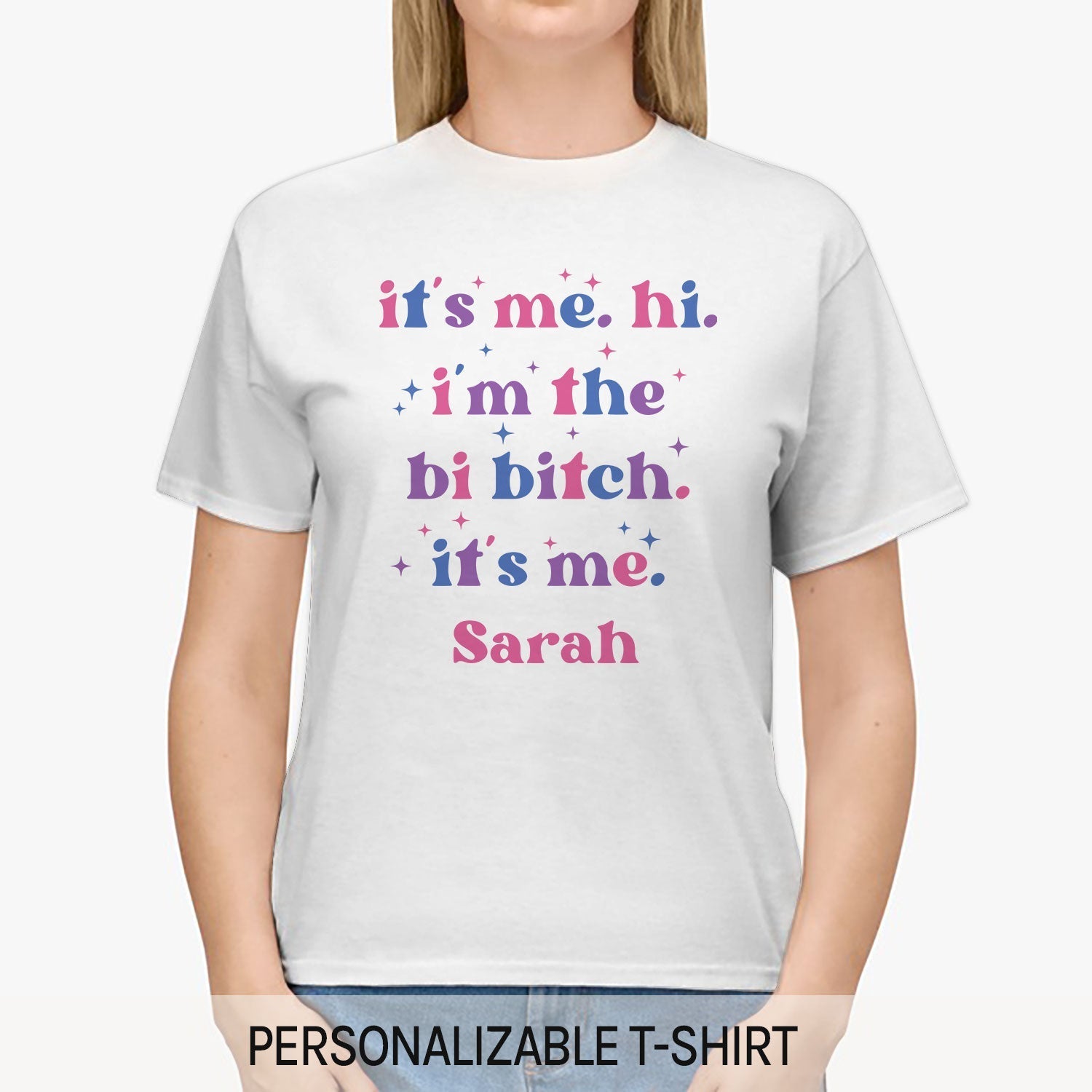 Bi Pride Clothing - Personalized gift For Bisexual - Custom Tshirt - Elizabeth Fashions