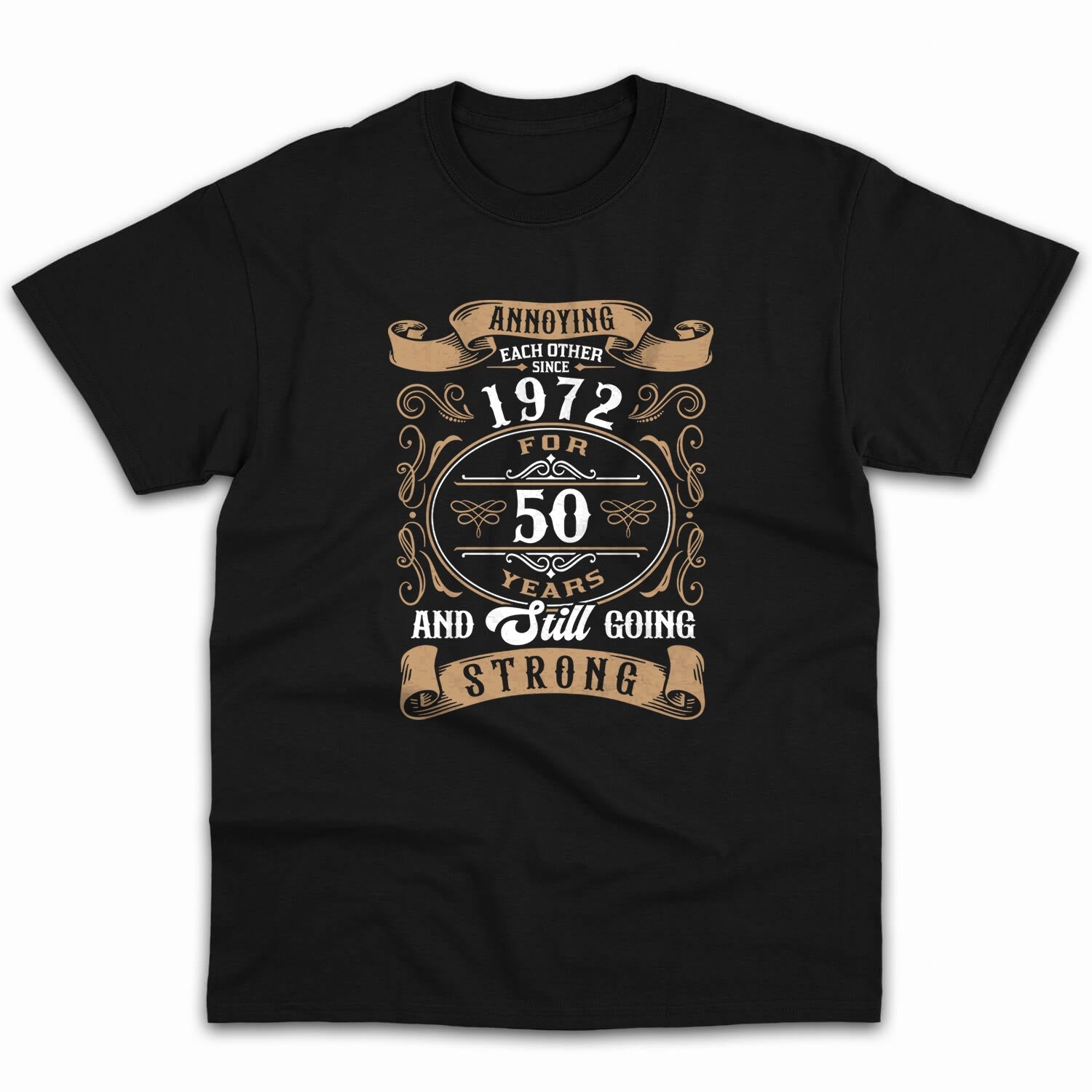 Annoying Each Other For 50 Years - Personalized 50 Year Anniversary gift for Husband or Wife - Custom Tshirt - Elizabeth Fashions