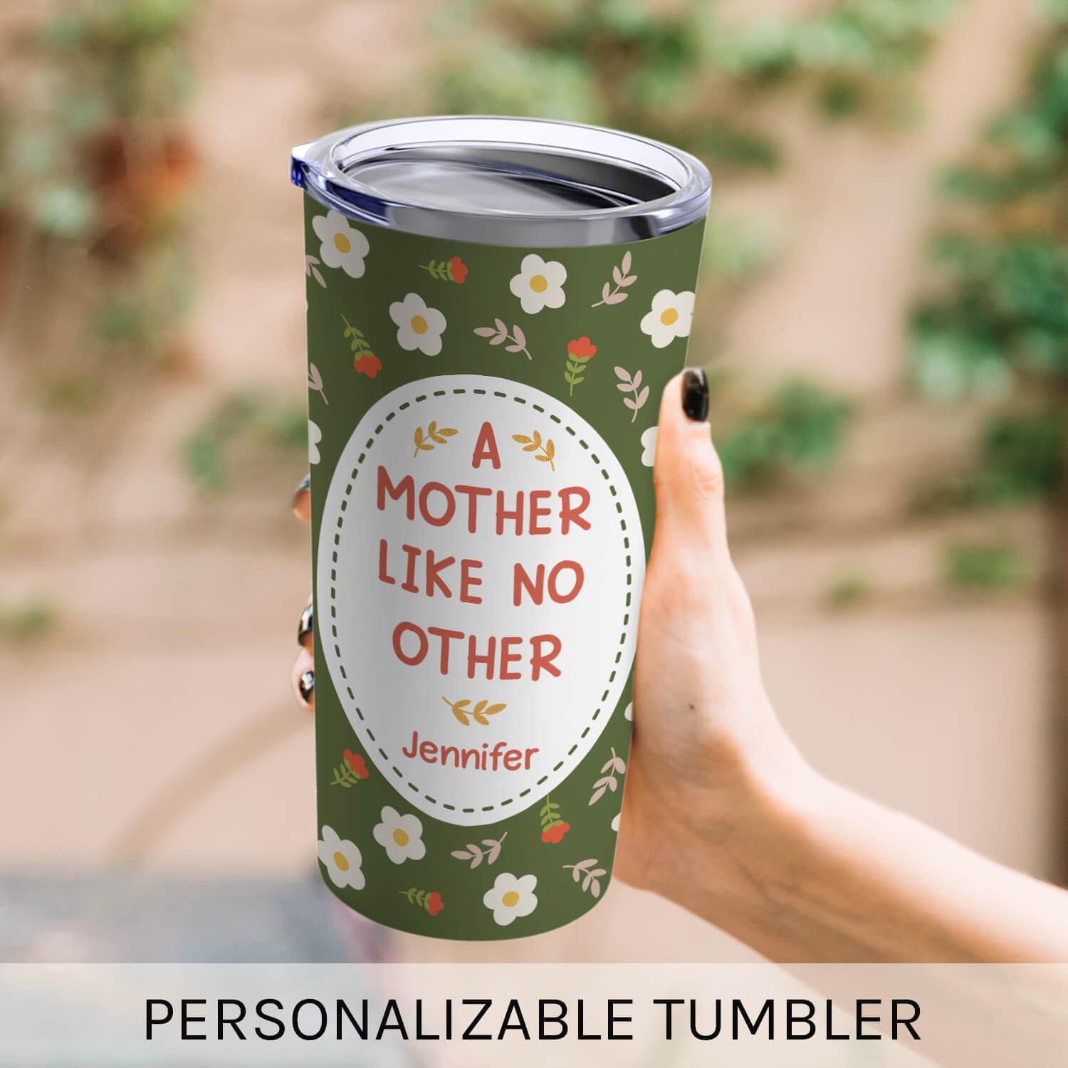 A Mother Like No Other - Personalized gift For Mom - Custom Tumbler - Elizabeth Fashions