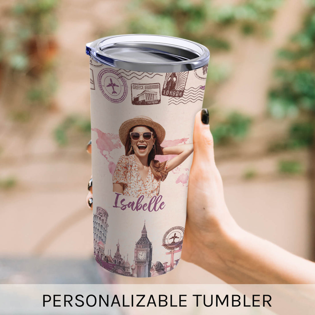 Happy 24th Birthday - Personalized 24th Birthday gift For 24 Year Old - Custom Tumbler - Elizabeth Fashions
